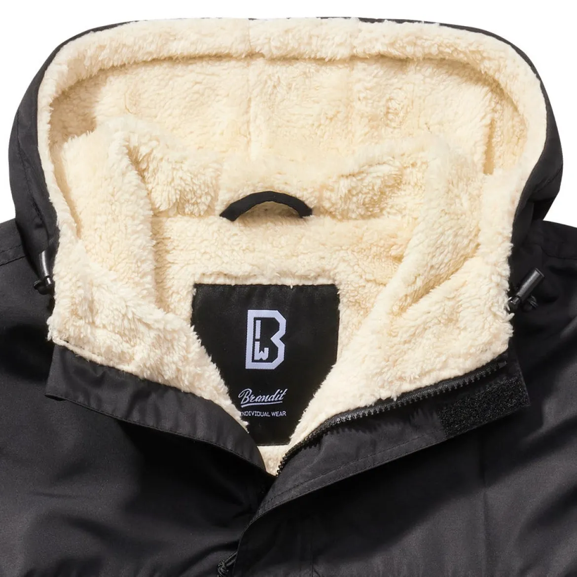 Brandit Vindbreaker Sherpa - välikausitakki, musta