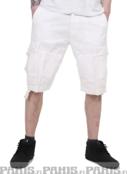 Brandit Vintage - Shortsit, valkoiset