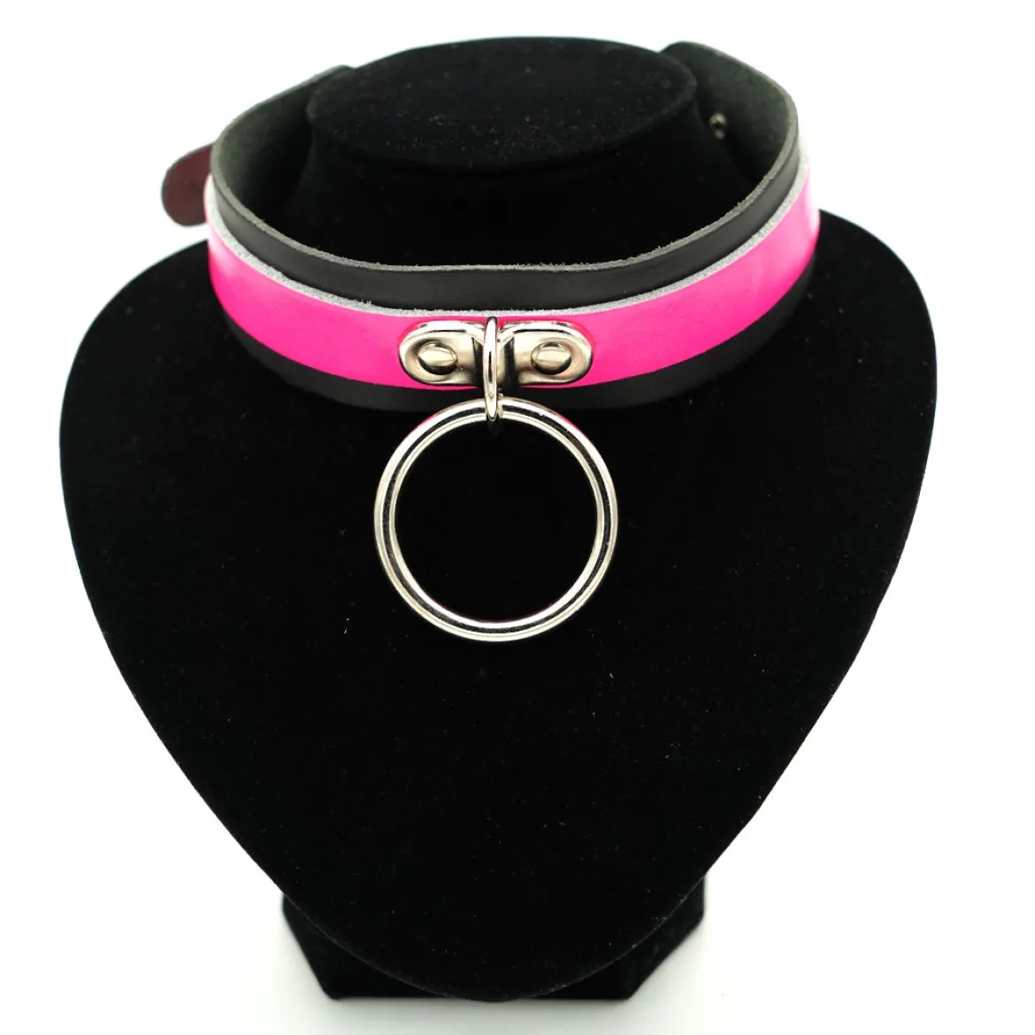 Bullet 69black with pink stripe - Choker