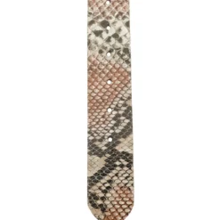 Bullet69 Brown snakeskin pattern - Vyö
