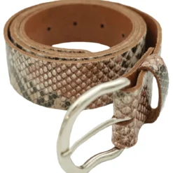 Bullet69 Brown snakeskin pattern - Vyö
