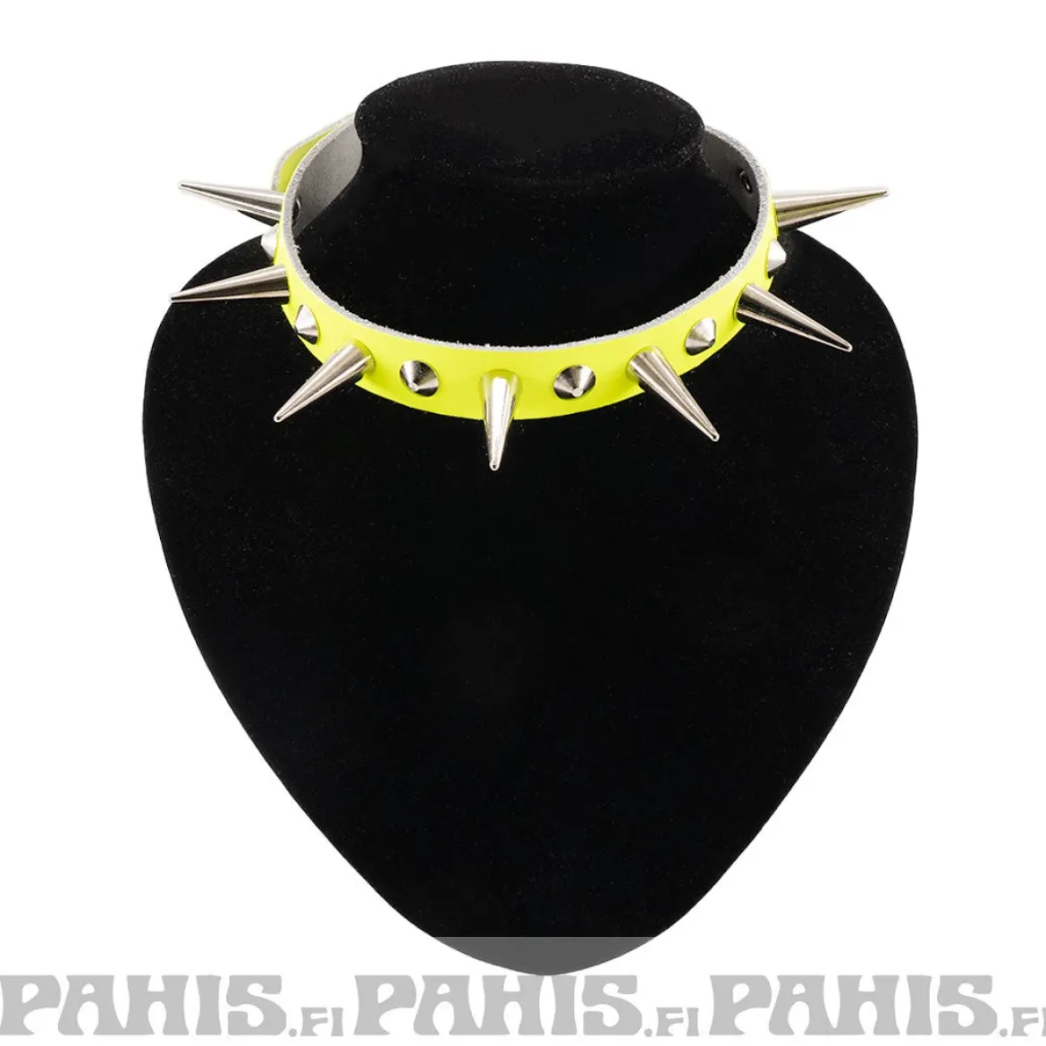Bullet 69- Choker, Medium Cones Fluorescent Yellow