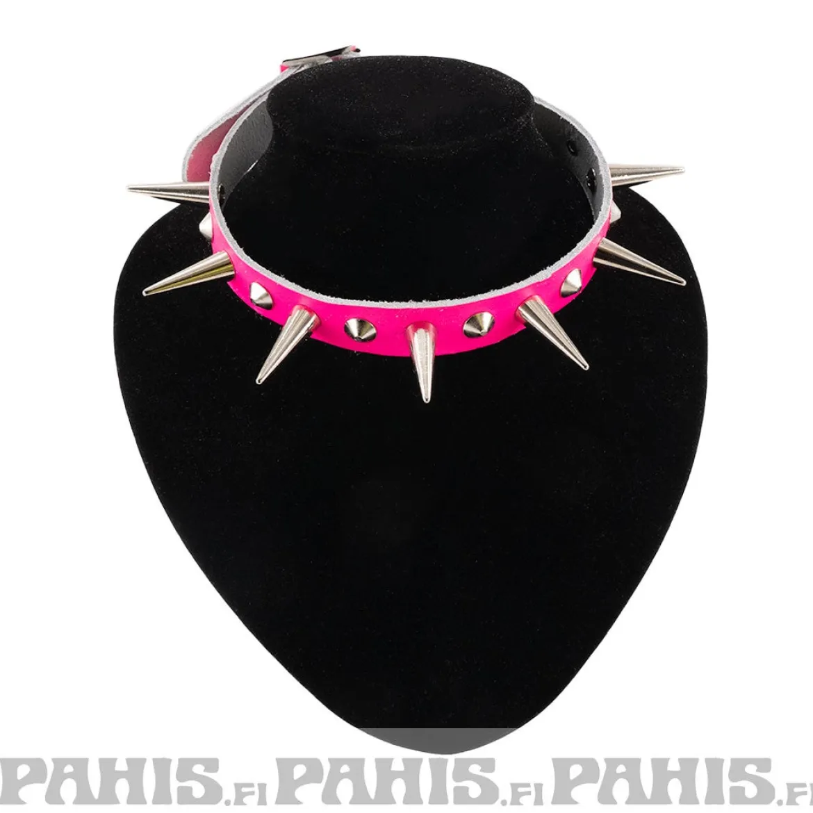 Bullet 69- Choker, Medium Cones Fluorescent Pink