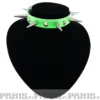 Bullet 69- Choker, Medium Cones Fluorescent Patent Green