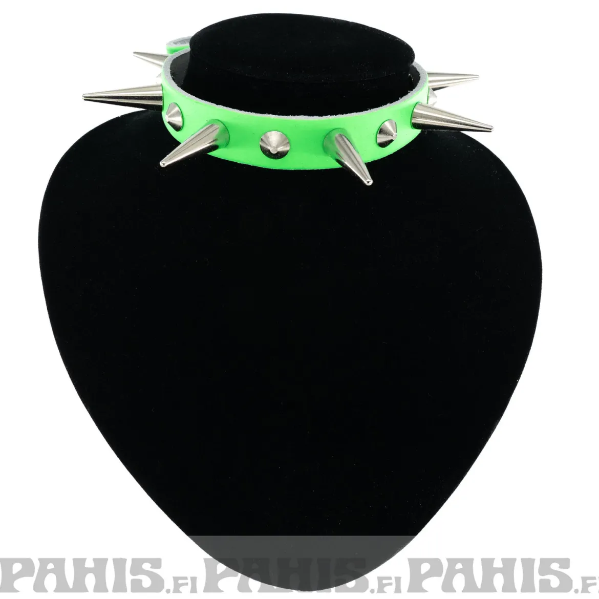 Bullet 69- Choker, Medium Cones Fluorescent Patent Green