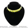 Bullet 69- Choker, Small Cones Fluorescent Yellow