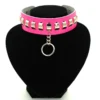 Bullet 69curved metal fitting pink - Choker