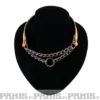 Bullet 69Double Hanging Chain - Choker, Fluorescent Orange