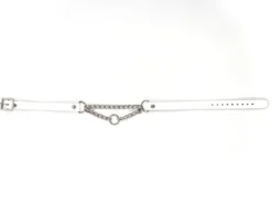Bullet 69Double Hanging Chain - Choker, White