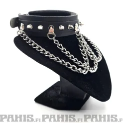 Bullet 69Hanging Chains and Rivet Spike - Choker