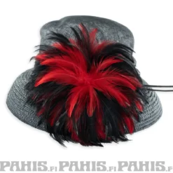 Bullet69 Hattu - Black & Red flower