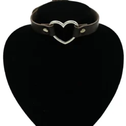 Bullet 69heart fitting - Choker, brown