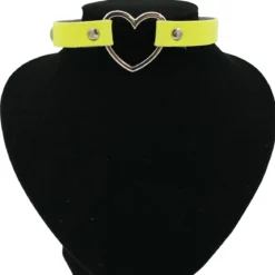 Bullet 69heart fitting - Choker, yellow