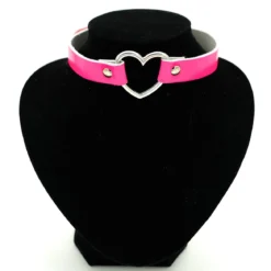 Bullet 69heart fitting pink - Choker