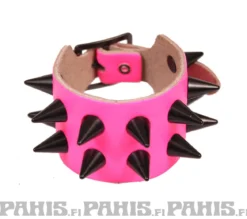 Bullet69 -niittiranneke, pink/musta