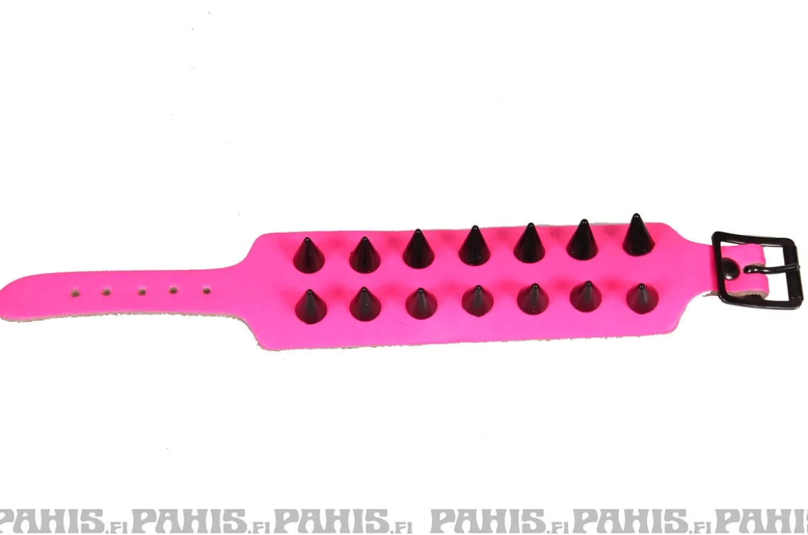 Bullet69 -niittiranneke, pink/musta