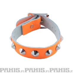 Bullet 69- Niittiranneke, 1 row conical, Fluorescent Patent Orange