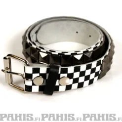 Bullet69 - Niittivyö, chequered white