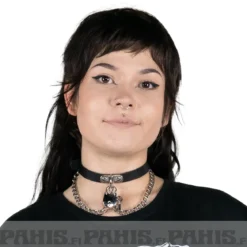 Bullet 691row chain and padlock - Choker