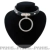 Bullet 69 1row conical and large ring - Choker