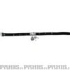 Bullet 69 1row medium cone spike and padlock - Choker