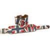 Bullet69 2 row union jack - Nahkaranneke