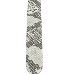 Bullet69 White snakeskin pattern - Vyö