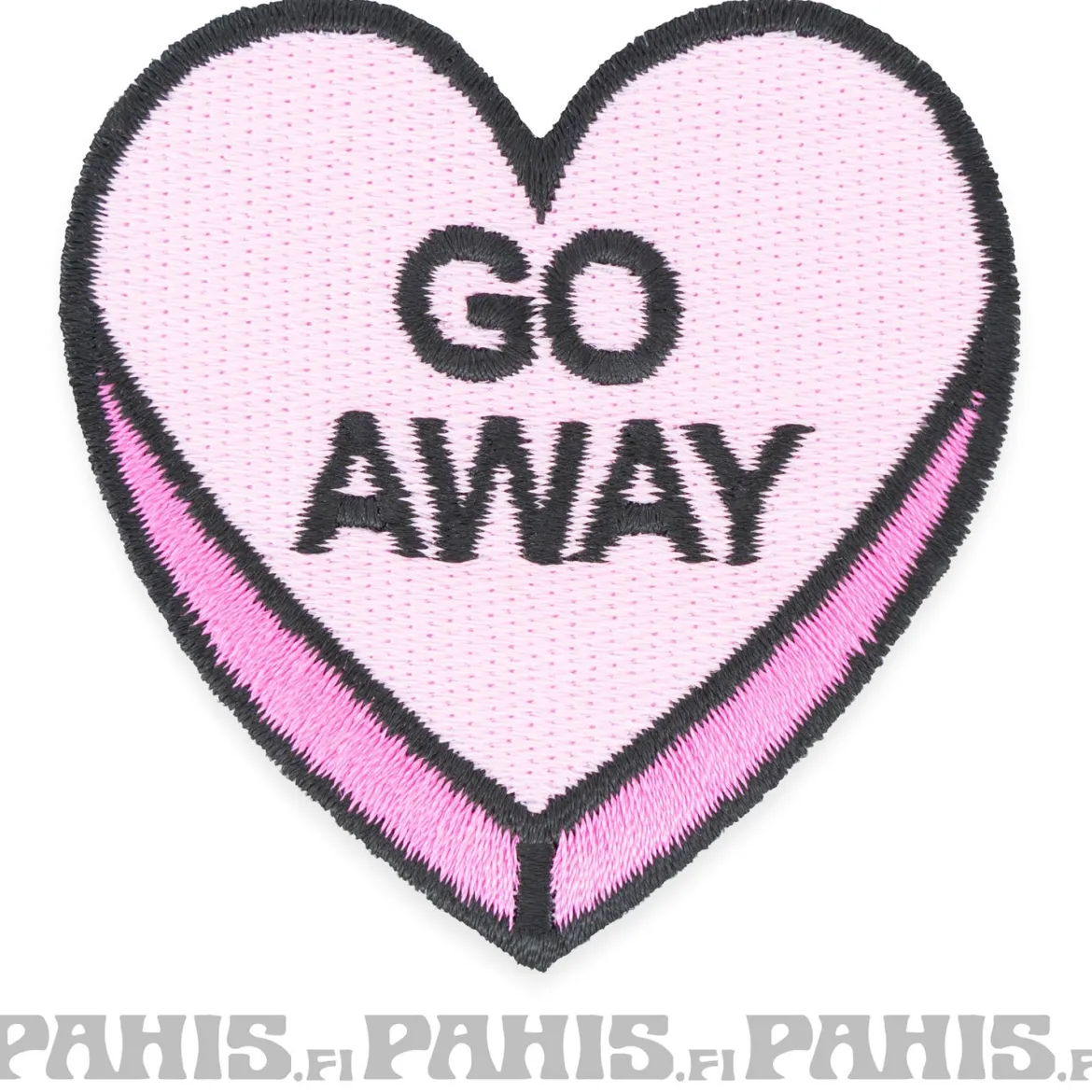 Candy Heart Go Away - kangasmerkki