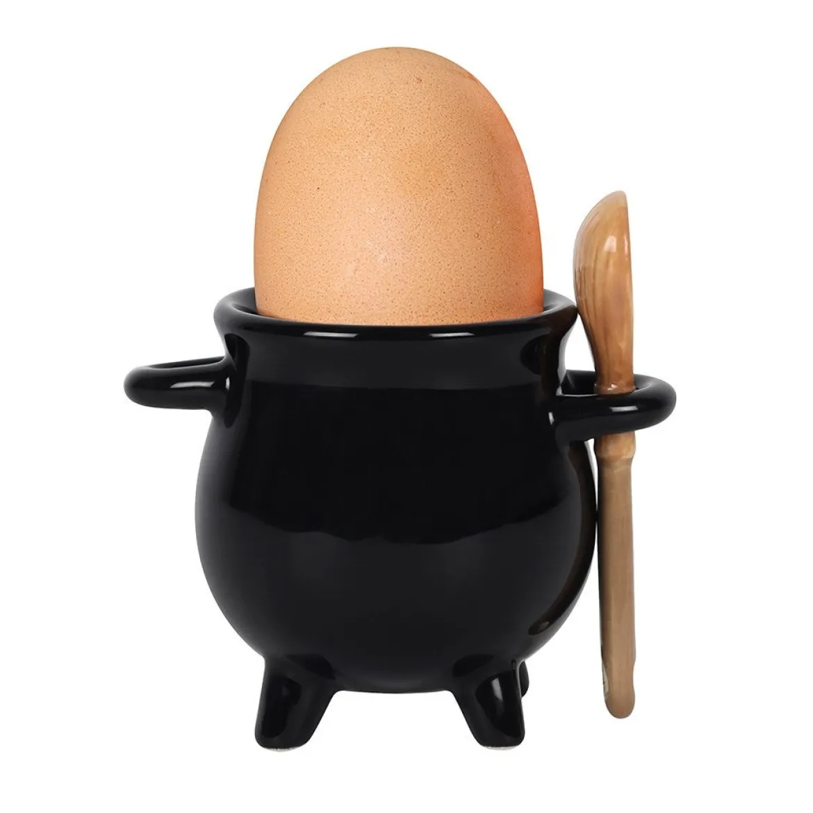 Cauldron with Broom Spoon - Munakuppi