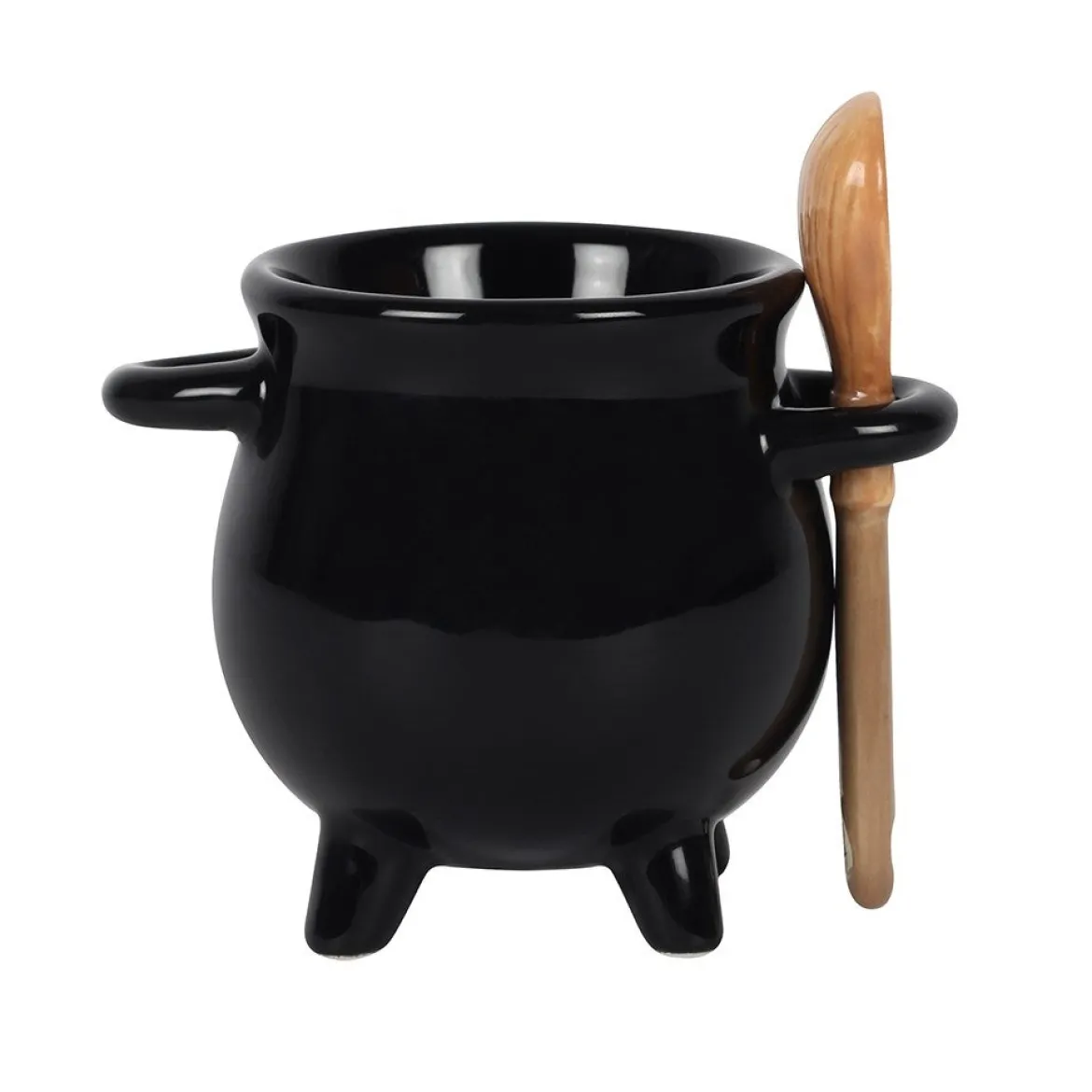 Cauldron with Broom Spoon - Munakuppi