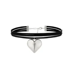Choker - Silver heart