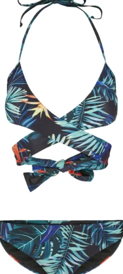Classics Draped Pattern - Bikinit, vriesea black