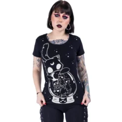 Cupcake Cult Psychic Kitty - Lady fit T-paita