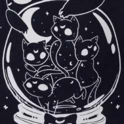 Cupcake Cult Psychic Kitty - Lady fit T-paita