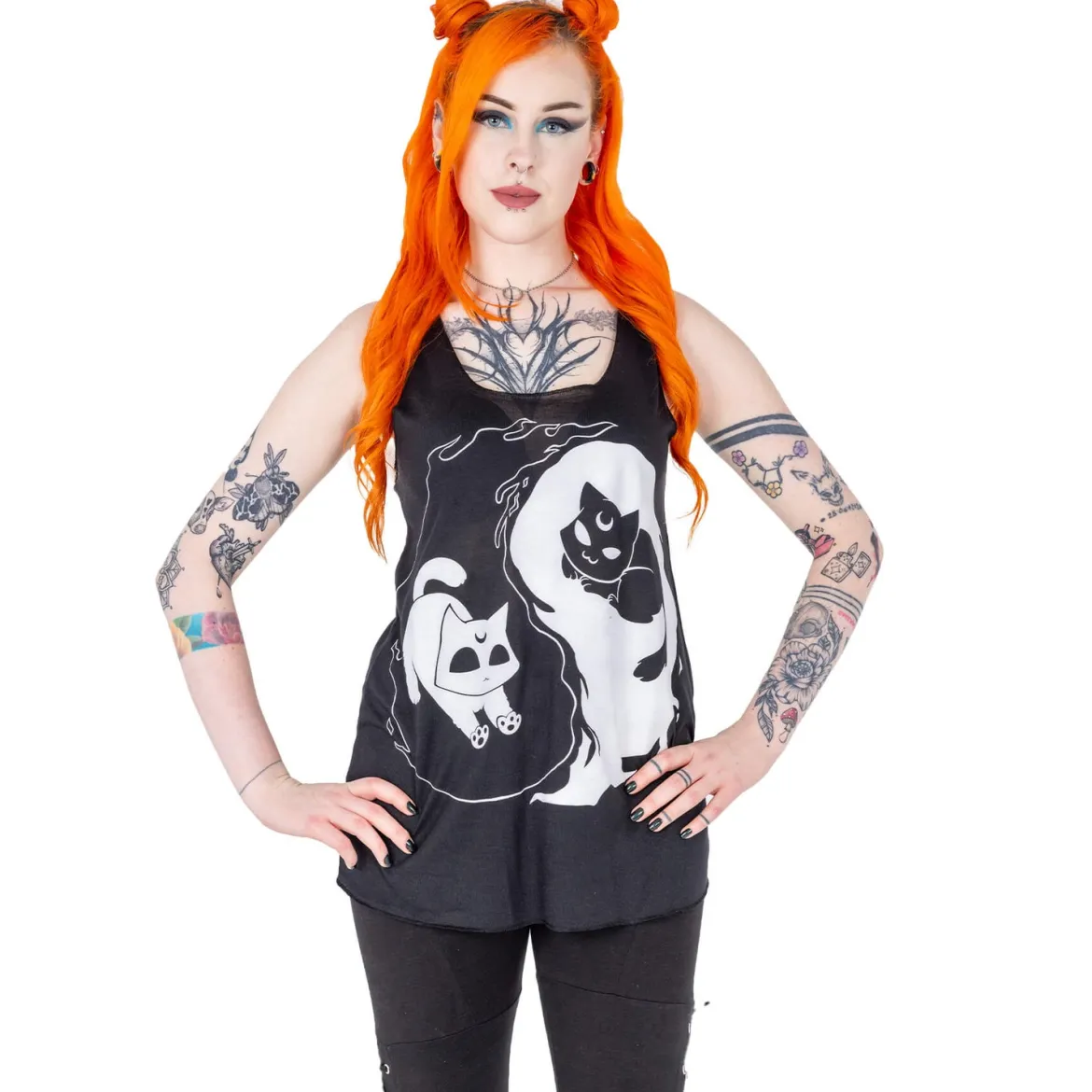 Cupcake Cult Ying Yang Cats - Toppi