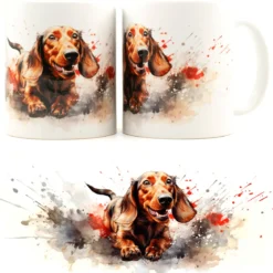 Dachshund Splash -Muki