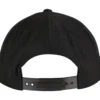 Dadman 5-Panel Premium curved visor snapback - Lippis, black