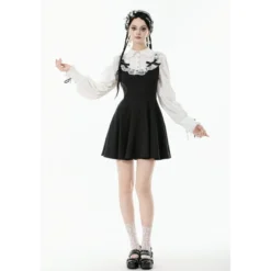 Dark In Love Dolly Lolita Ribbon - Mekko