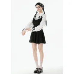 Dark In Love Dolly Lolita Ribbon - Mekko