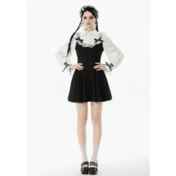 Dark In Love Dolly Lolita Ribbon - Mekko