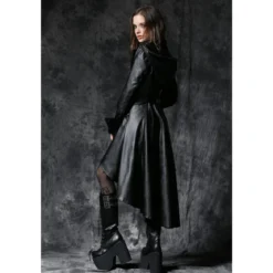 Dark In Love Gothic Dovetail - Keinonahkatakki