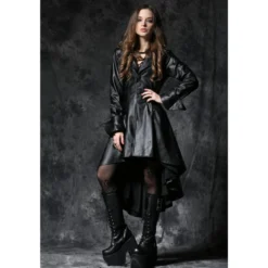 Dark In Love Gothic Dovetail - Keinonahkatakki