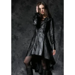 Dark In Love Gothic Dovetail - Keinonahkatakki