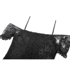 Dark In Love Gothic Lace Layered High-low - Mekko