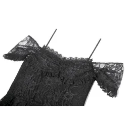 Dark In Love Gothic Lace Layered High-low - Mekko