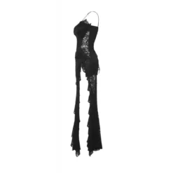 Dark In Love Gothic Lace See-trough waist - Mekko