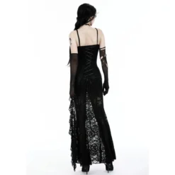 Dark In Love Gothic Lace See-trough waist - Mekko