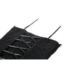 Dark In Love Gothic Lace See-trough waist - Mekko