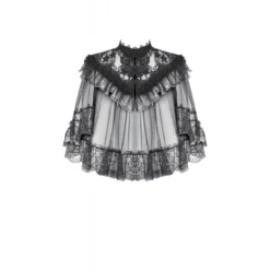 Dark In Love Lace Mesh Patchwork - Viitta