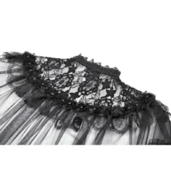 Dark In Love Lace Mesh Patchwork - Viitta